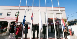 Participa&ccedil;&atilde;o no Dia Internacional da Prote&ccedil;&atilde;o Civil nas instala&ccedil;&otilde;es da Associa&ccedil;&atilde;o Humanit&aacute;ria dos Bombeiros de Pedrou&ccedil;os